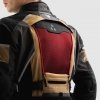 KURTKA MOTOCYKLOWA TEKSTYLNA REBELHORN HARDY 3.0 DESERT GREY RED 3XL